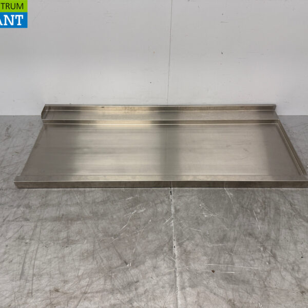 Egouttoir en acier inoxydable T.B.V. Lave-vaisselle coulissant 170,5 x 71,5 cm Horeca