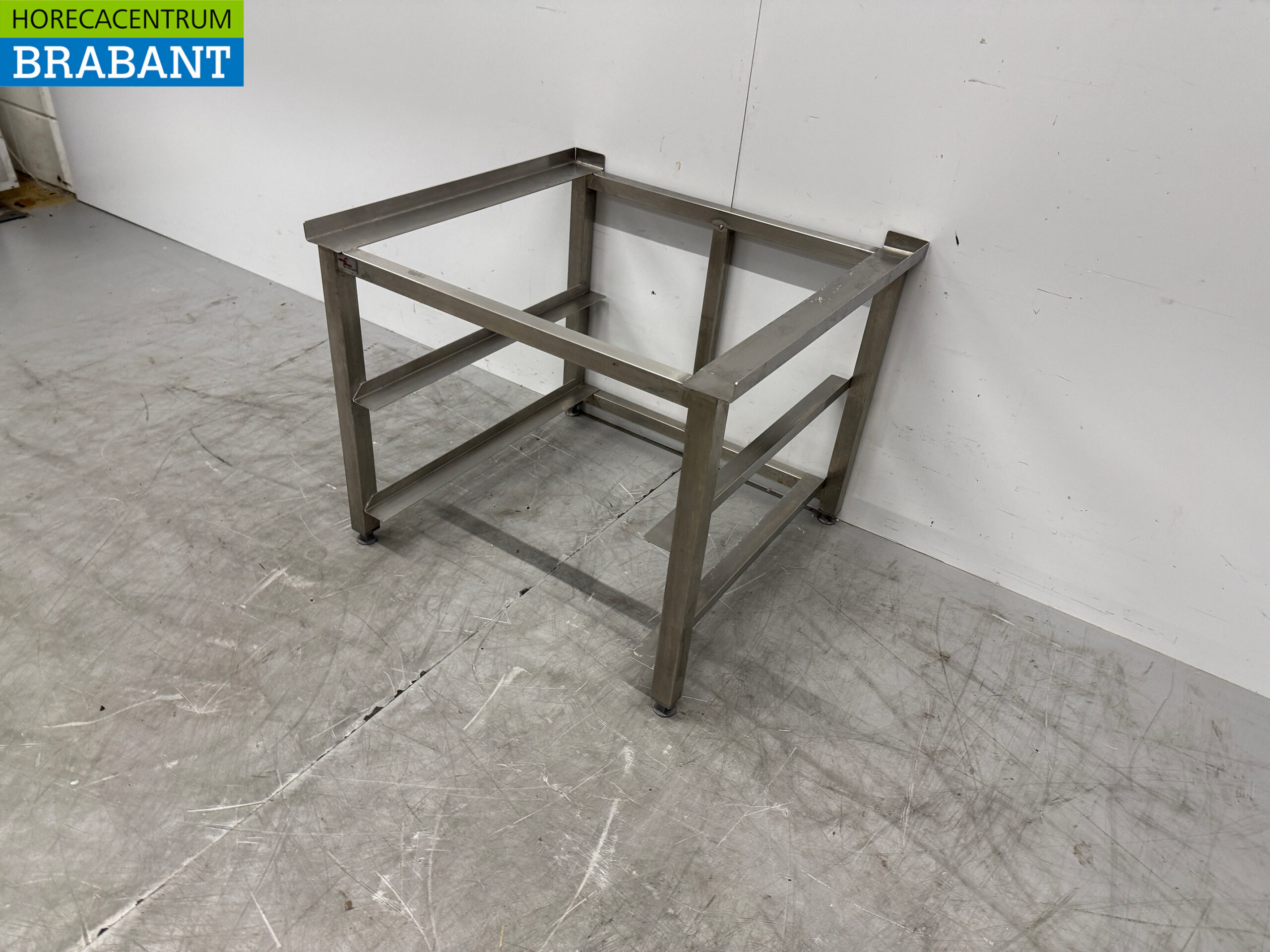 Socle pour lave-vaisselle en acier inoxydable 60 x 55 x 46 cm Horeca – Image 2