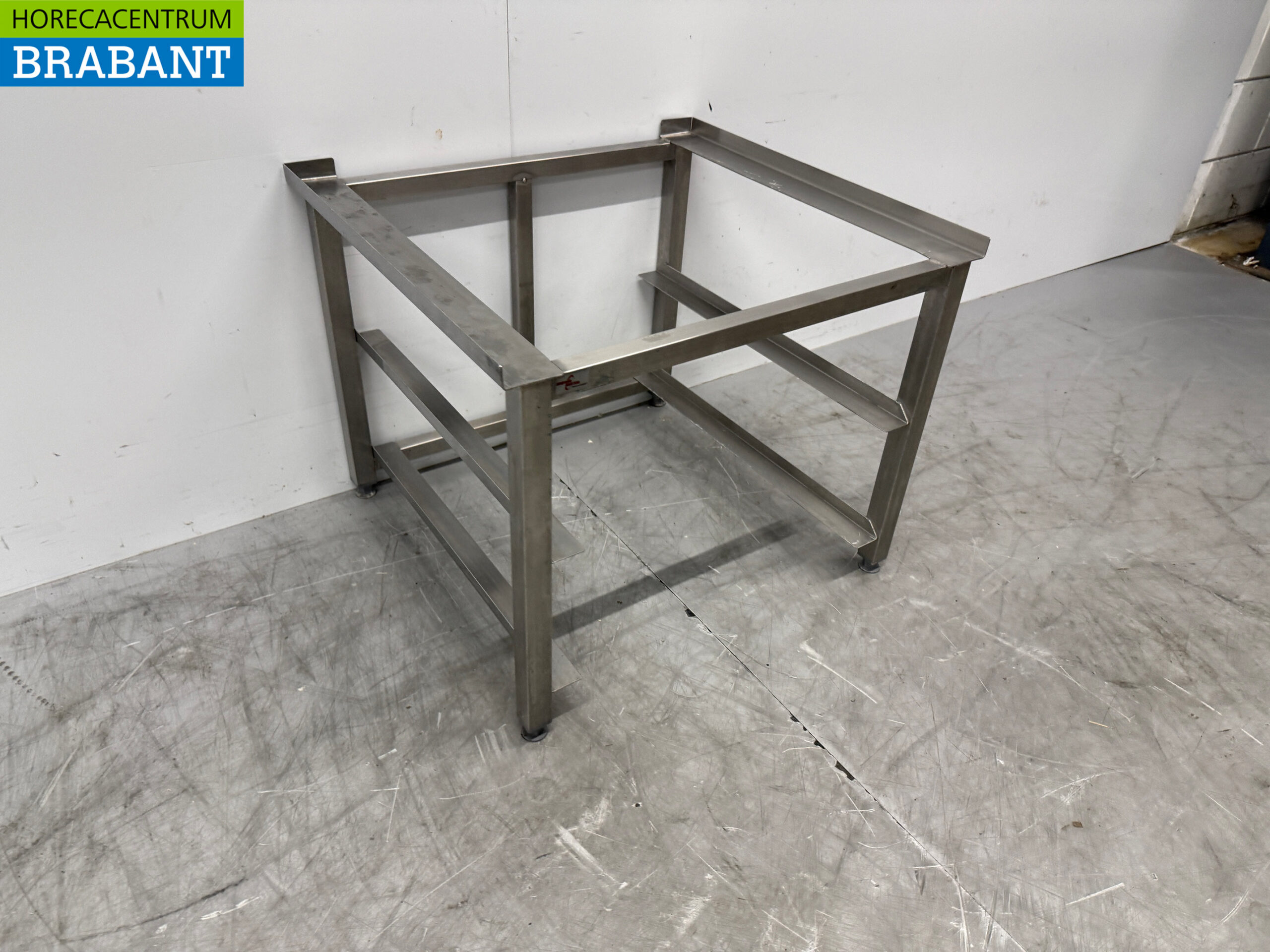 Socle pour lave-vaisselle en acier inoxydable 60 x 55 x 46 cm Horeca – Image 3