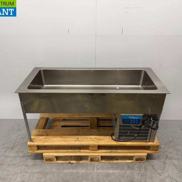 Glacière Cool Compact Drop in Saladiere en acier inoxydable 4 x 1/1 GN 230V Horeca