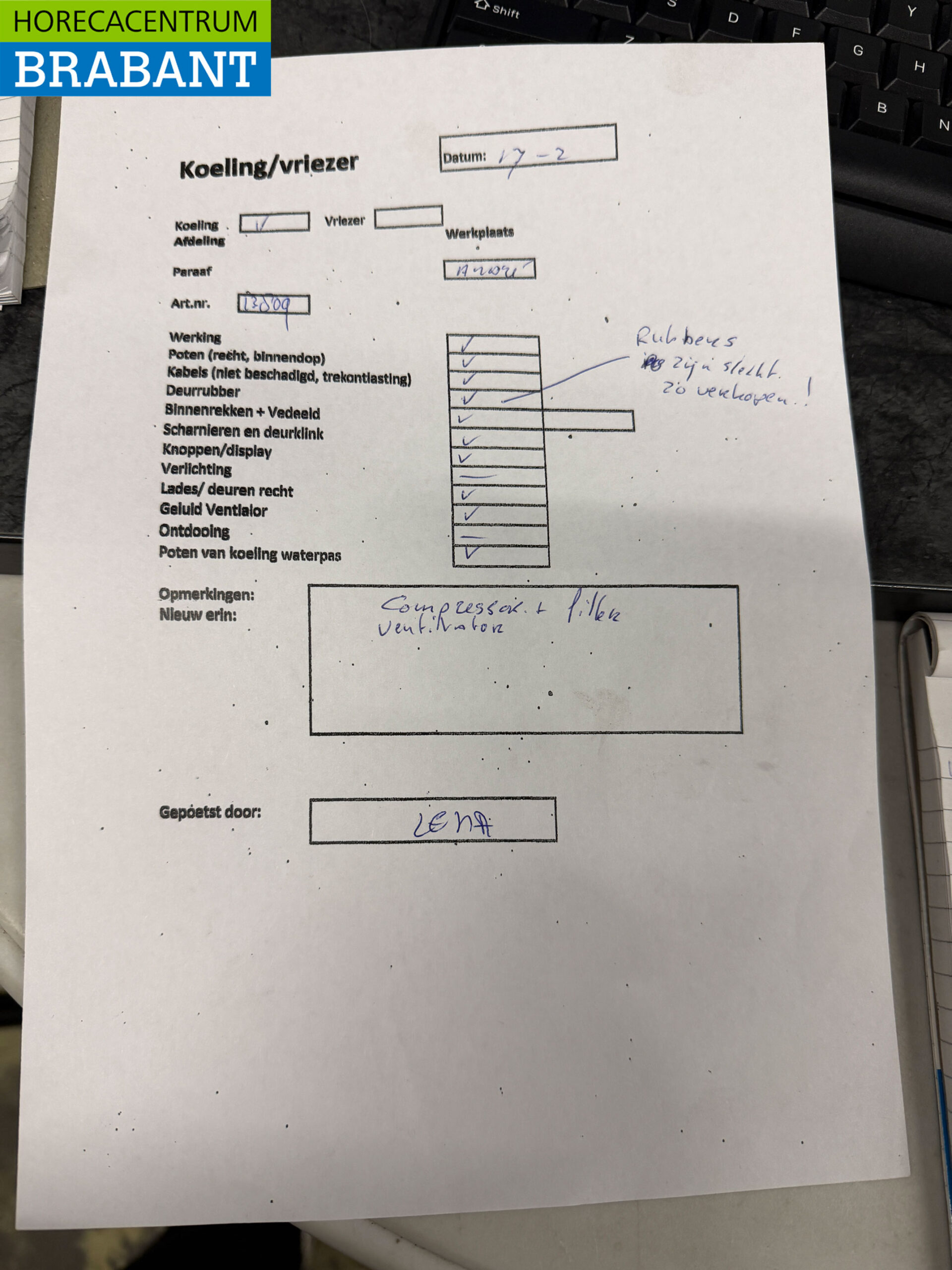 Établi réfrigéré en acier inoxydable Snowflake 3 portes 163 cm 230V Horeca – Image 6