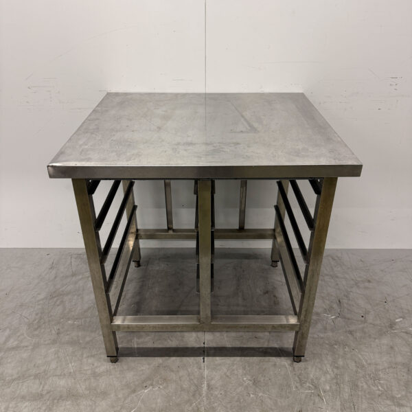 Support de cuisson vapeur en acier inoxydable avec étagère 90 x 80 x 89 cm Restauration