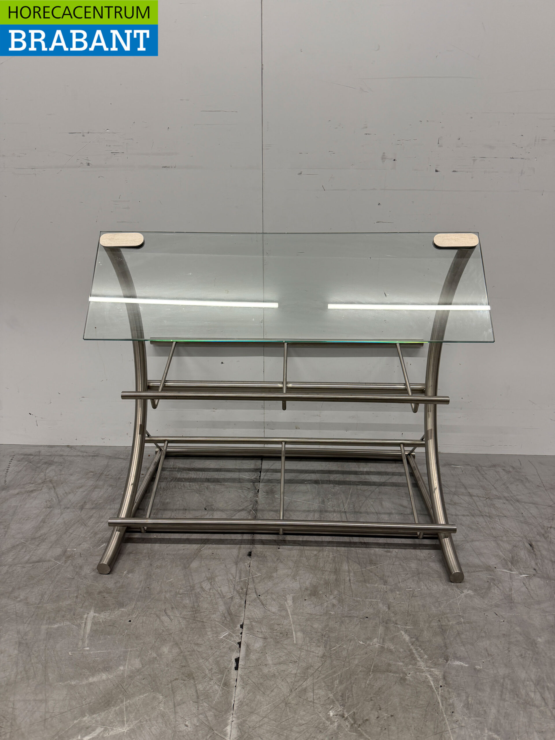 Corbeille à pain en acier inoxydable Etagere 2 Paniers Buffet Catering – Image 4