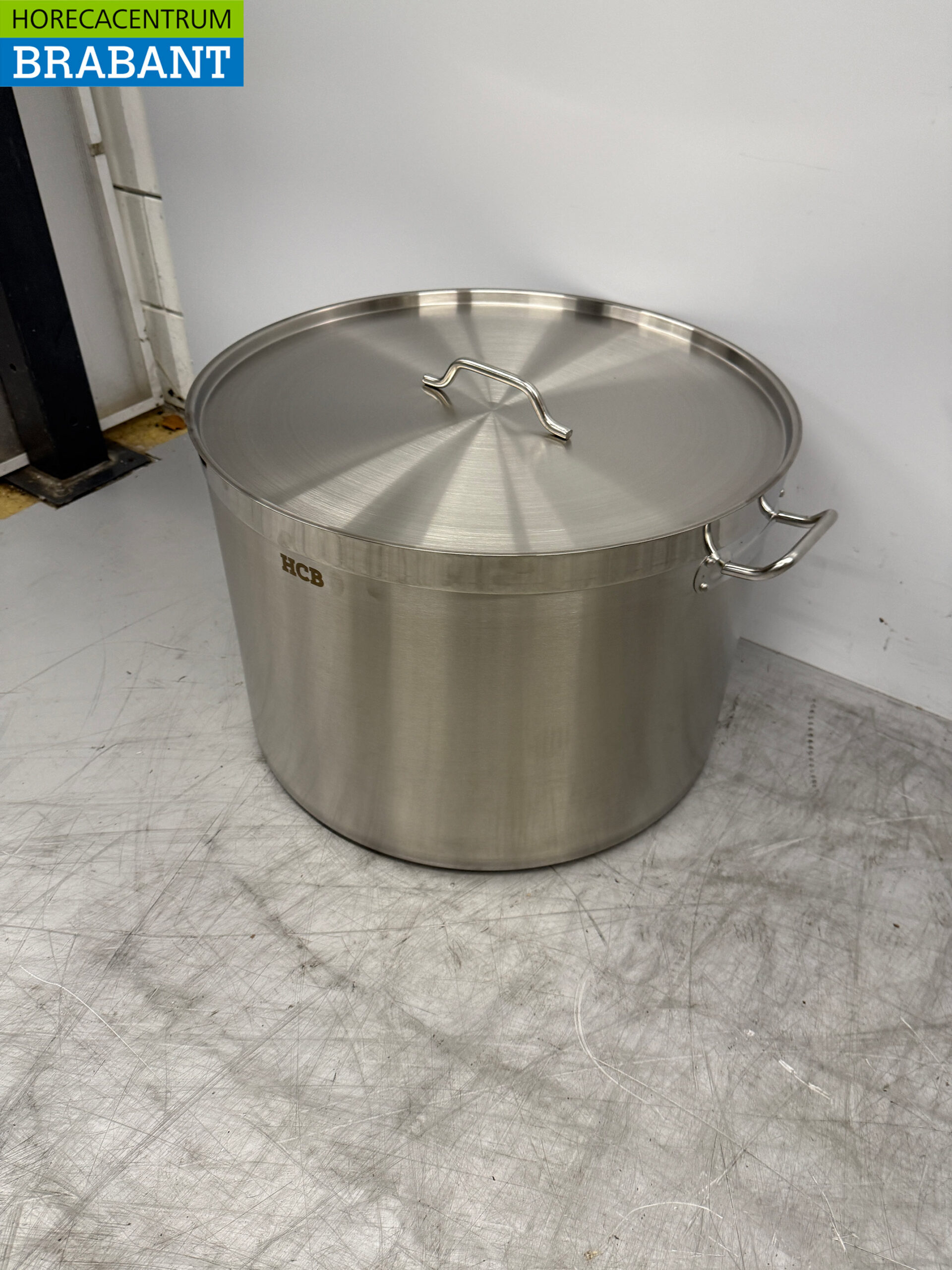 Acier inoxydable Soup Pan Cooking Pan Induction 60 x 40 cm 113 litres Horeca – Image 3