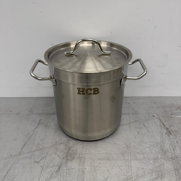 Acier inoxydable Poêle à soupe Poêle de cuisson Induction 20 x 20 cm 6 litres Restauration