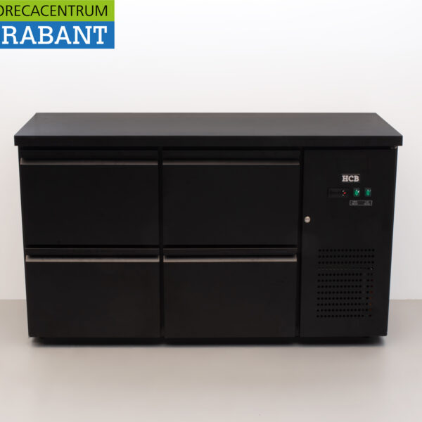 HCB Backbar Bar Cooler 4 tiroirs 280 litres 146,5 cm 230V Horeca