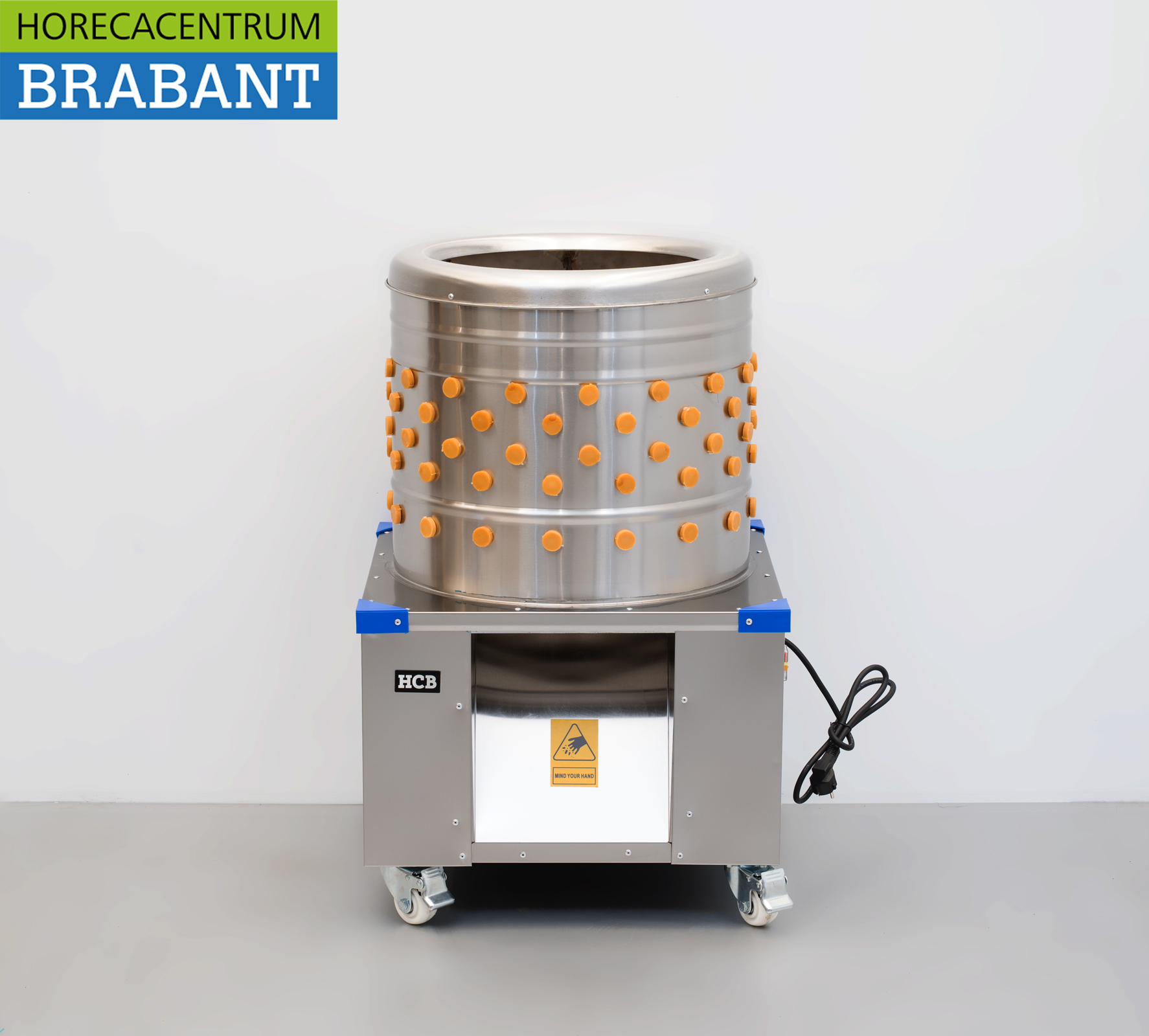 Acier inoxydable Machine mobile à cueillir les volailles 180 pièces/heure 230V Horeca