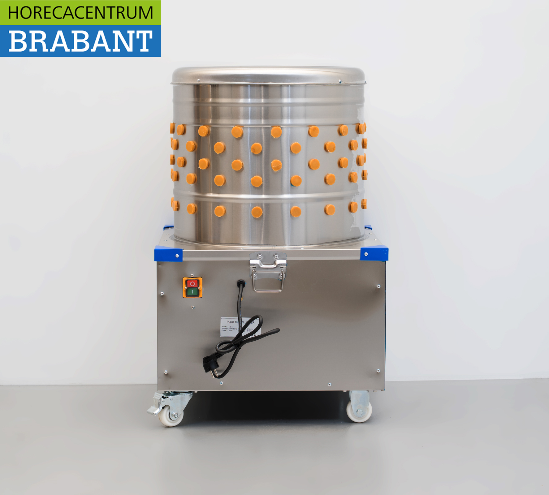 Acier inoxydable Machine mobile à cueillir les volailles 180 pièces/heure 230V Horeca – Image 4