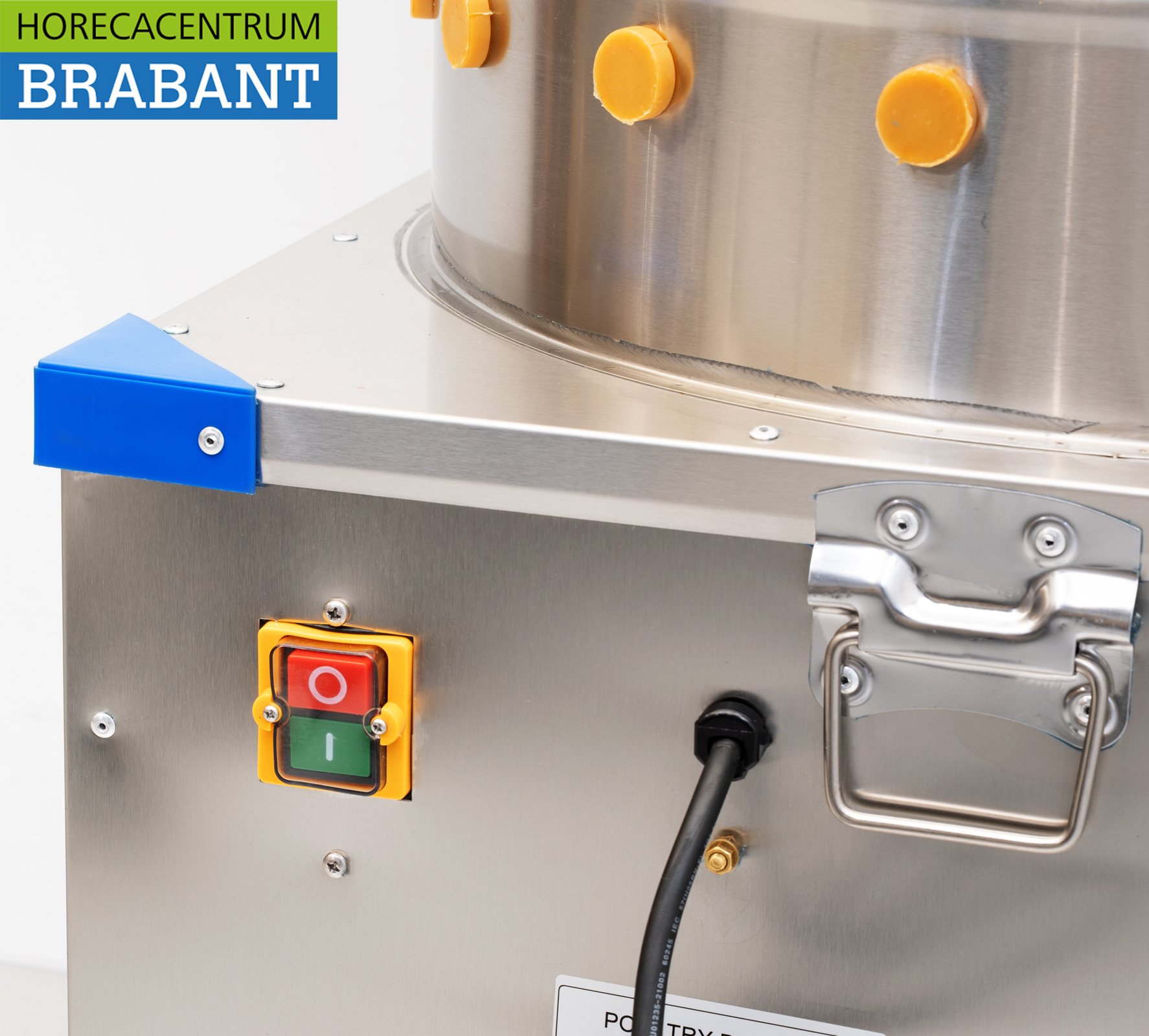 Acier inoxydable Machine mobile à cueillir les volailles 180 pièces/heure 230V Horeca – Image 5