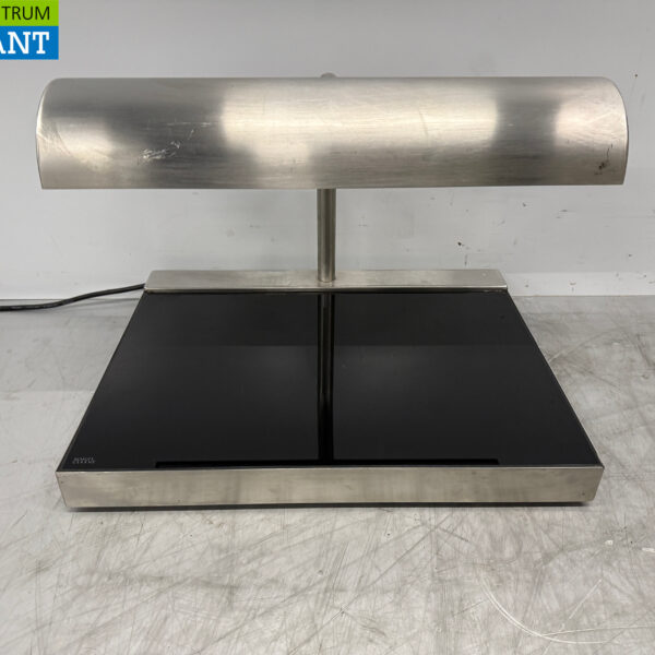 Plaque chauffante Cullion en acier inoxydable Plaque chauffante avec lampe chauffante 60,5 cm 230V Horeca