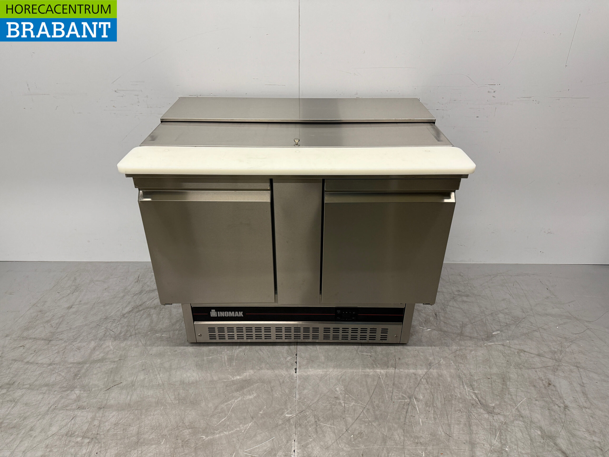 Saladette Inomak en acier inoxydable 2 portes 108 cm 230V Horeca