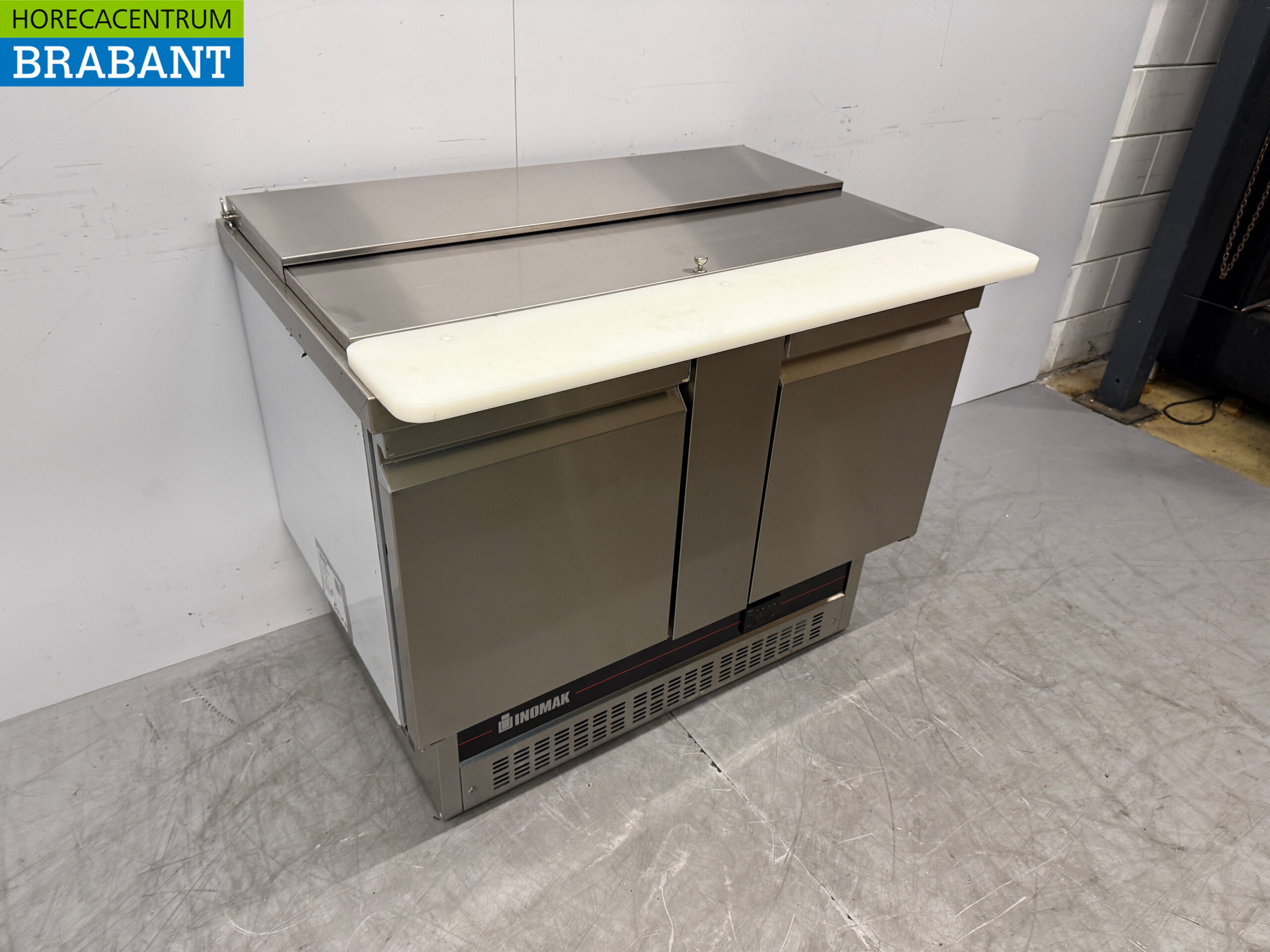 Saladette Inomak en acier inoxydable 2 portes 108 cm 230V Horeca – Image 3