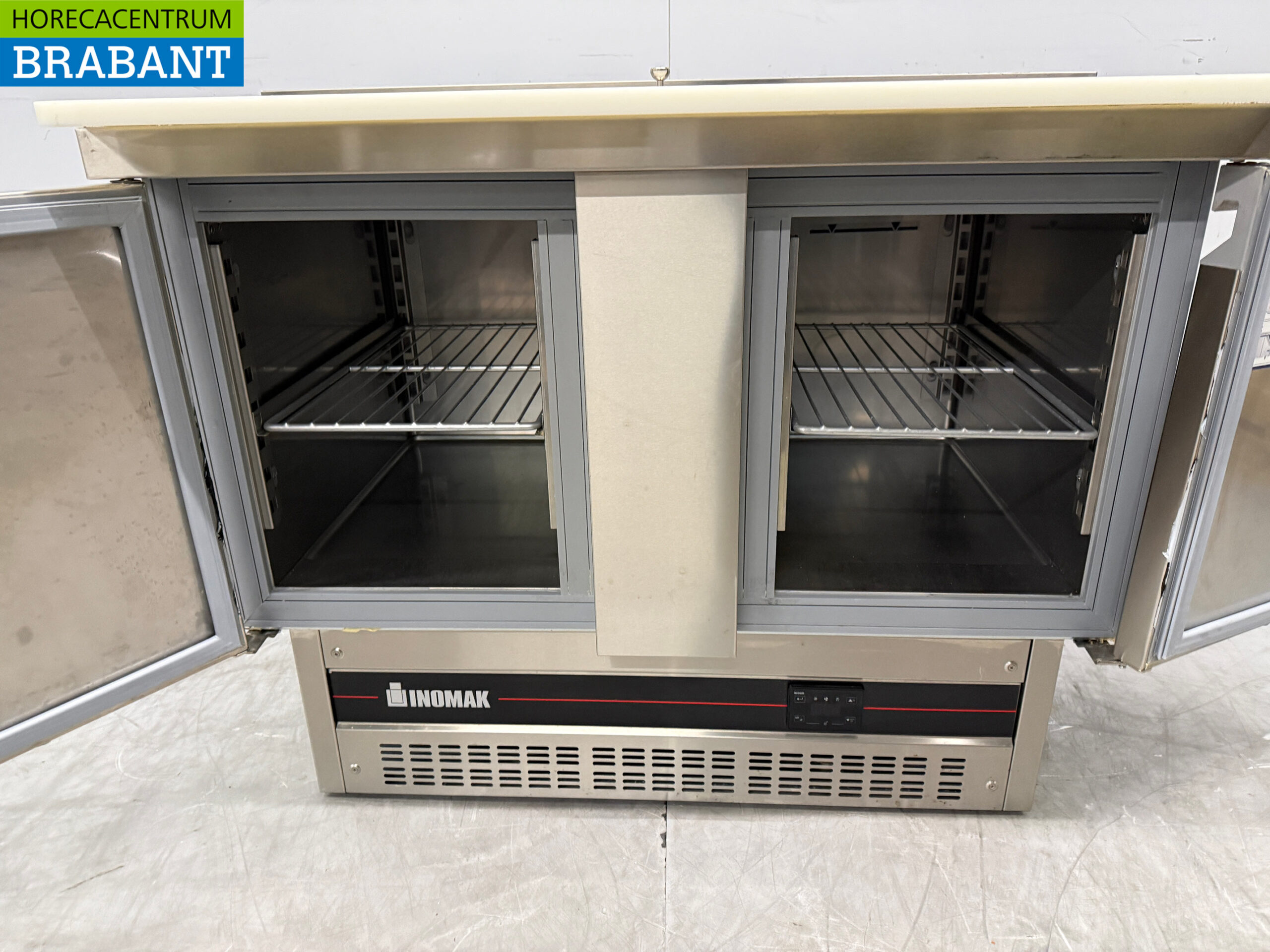 Saladette Inomak en acier inoxydable 2 portes 108 cm 230V Horeca – Image 5