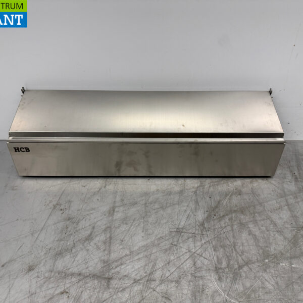 Porte-table GN en acier inoxydable avec couvercle 5 x 1/6 gastronorme GN 88,5 cm Horeca