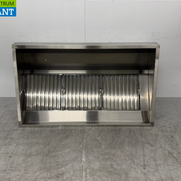 Hotte aspirante en acier inoxydable Modèle incliné 160 cm Horeca