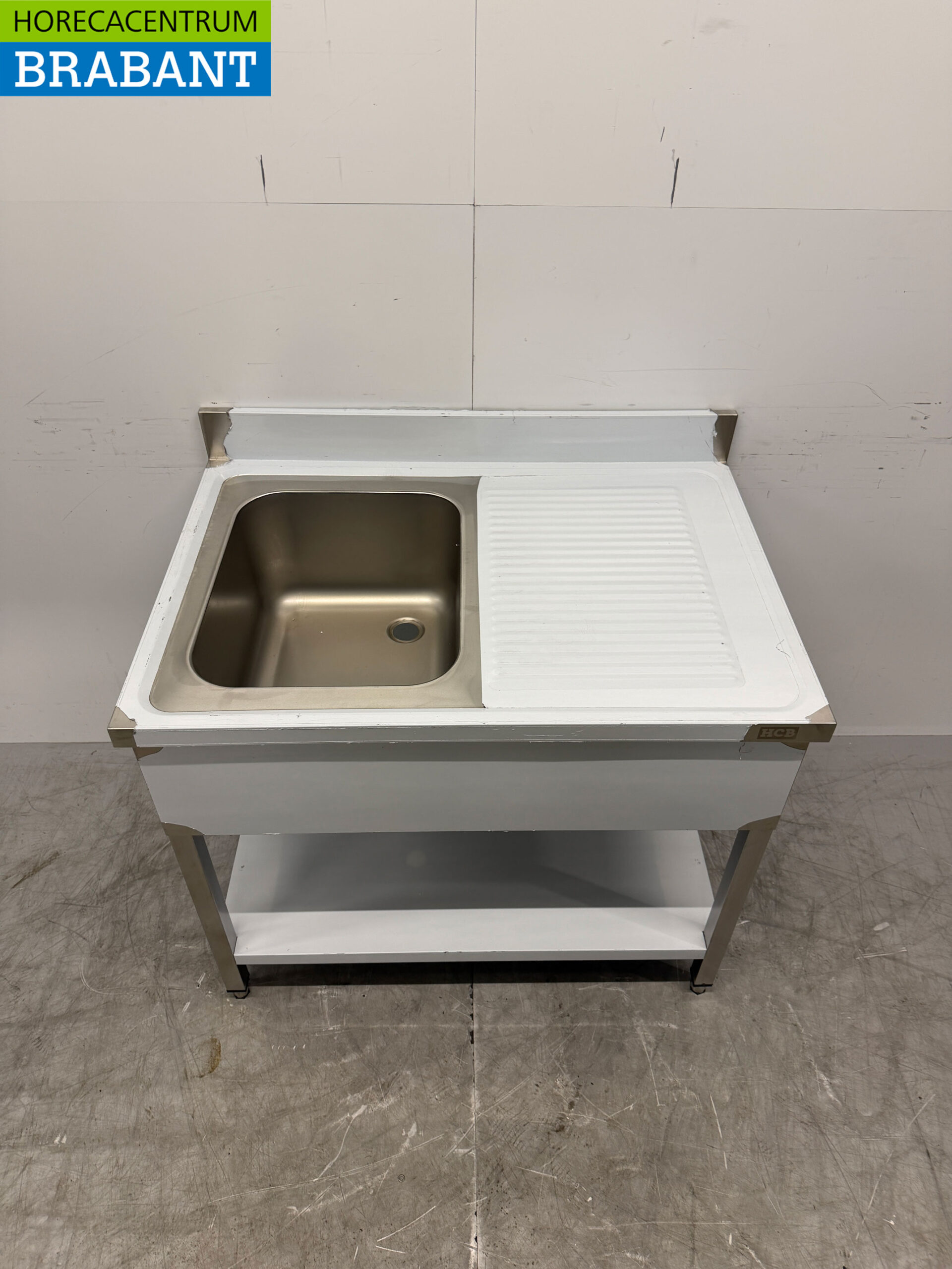 Évier en acier inoxydable Évier Basic-line 100 cm Horeca – Image 4