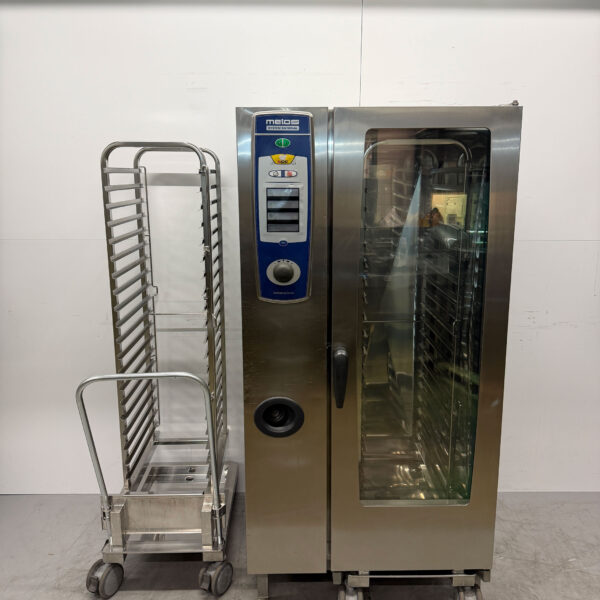 Acier inoxydable Rational MSCC 201 Combisteamer 40 x 1/1 GN 400V Horeca