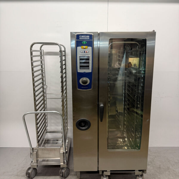 Acier inoxydable Rational MSCC 201 Combisteamer 40 x 1/1 GN 400V Horeca