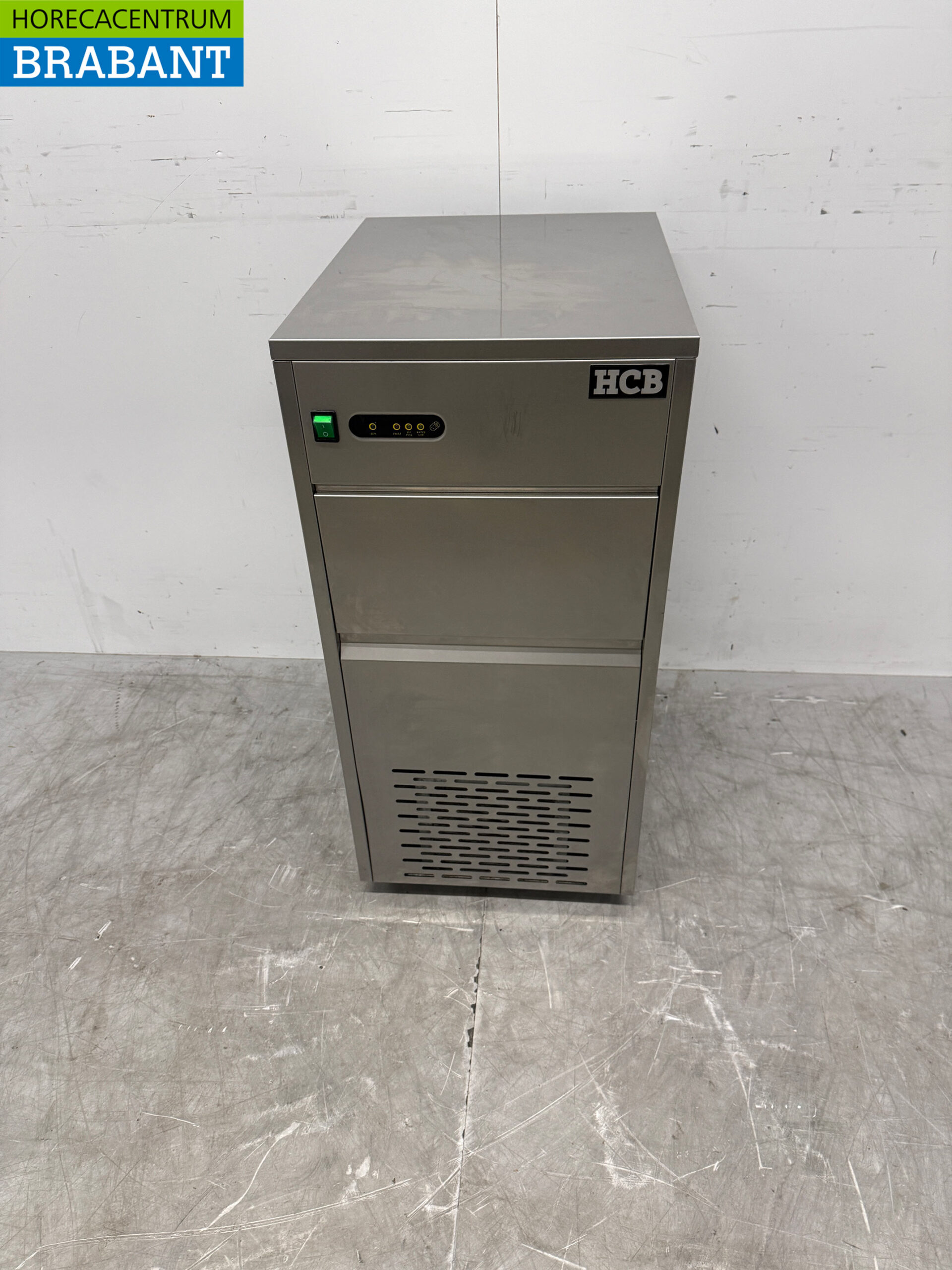 Machine à glaçons HCB en acier inoxydable Machine à glaçons 50 kg p/d 230V Horeca