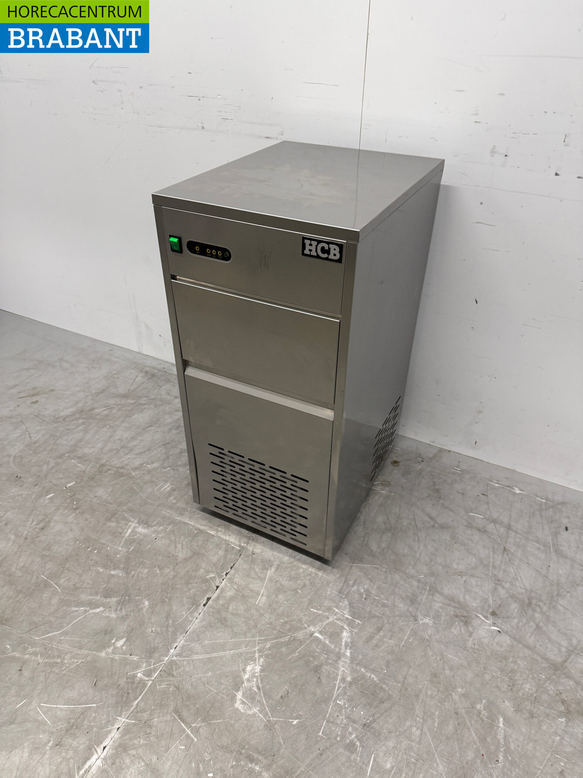 Machine à glaçons HCB en acier inoxydable Machine à glaçons 50 kg p/d 230V Horeca – Image 2