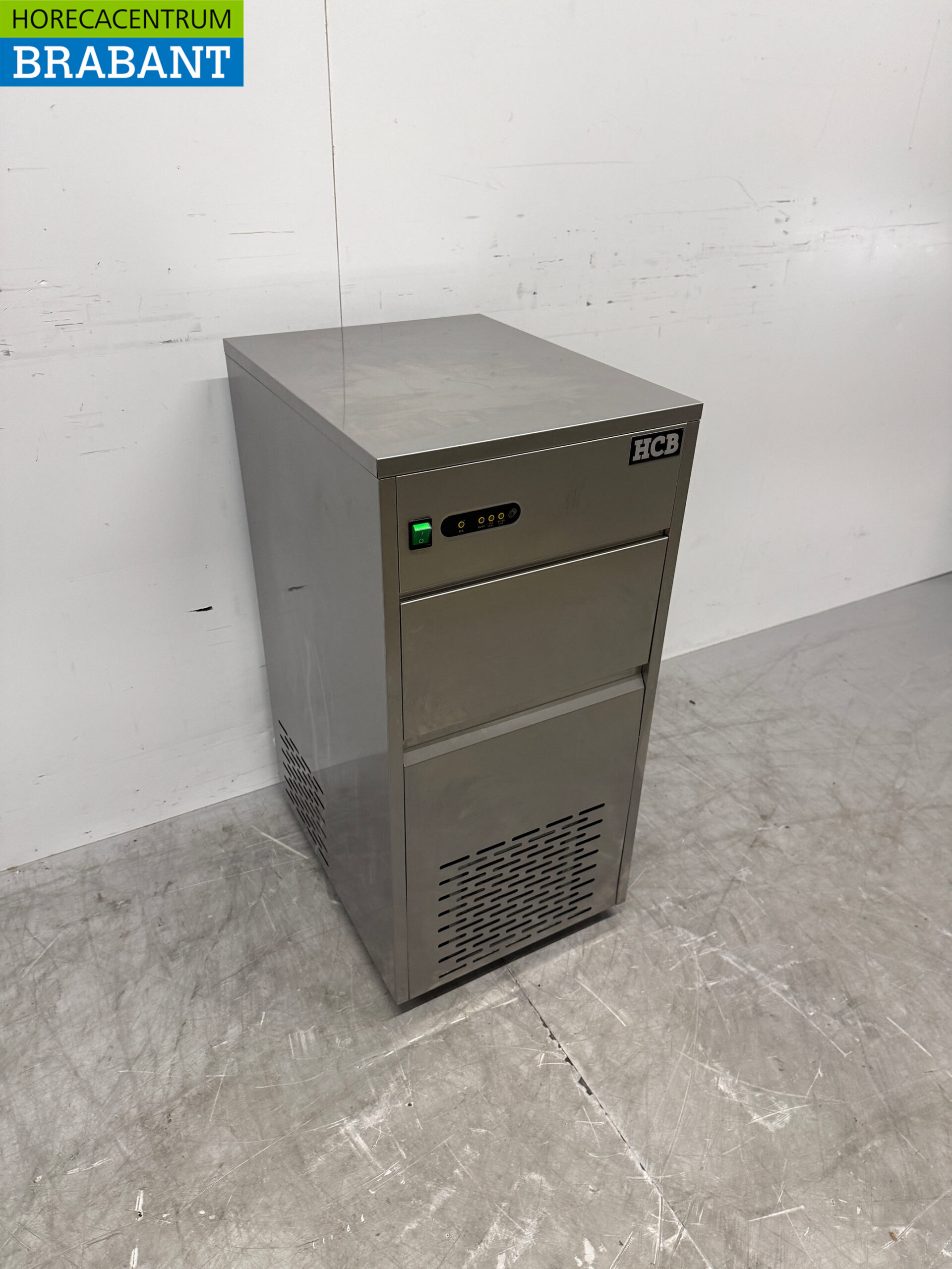 Machine à glaçons HCB en acier inoxydable Machine à glaçons 50 kg p/d 230V Horeca – Image 3