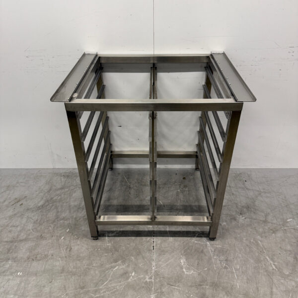 Support de cuisson à la vapeur en acier inoxydable avec étagère 1/1 gastronorme 87 x 71 x 93,5 cm Restauration