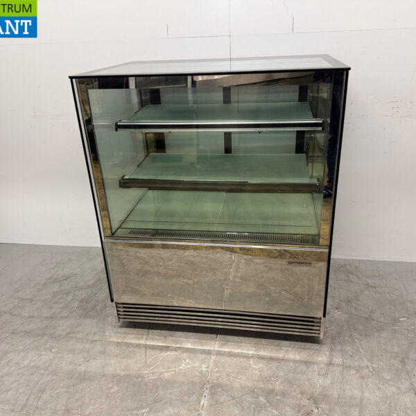Présentoir à pâtisserie mobile 2 portes coulissantes en verre 370 litres 99,5 cm 230V Horeca