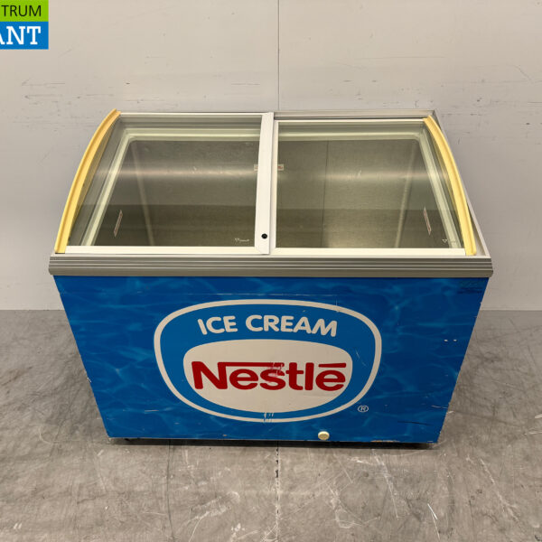 Caravell Glacière mobile congélateur 2 couvercles coulissants en verre 230V Horeca