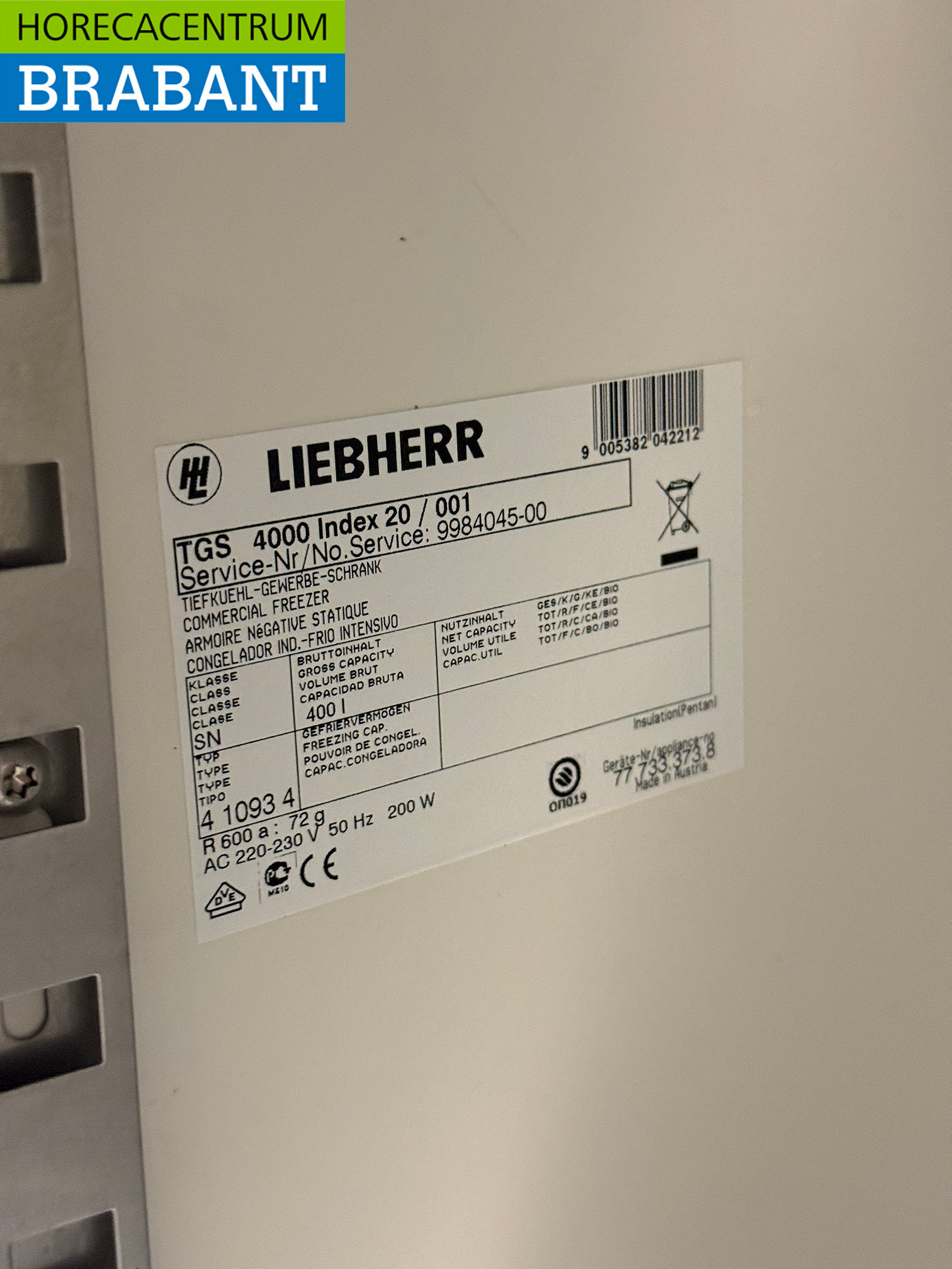 Liebherr Congélateur 400 litres 230V Horeca – Image 5