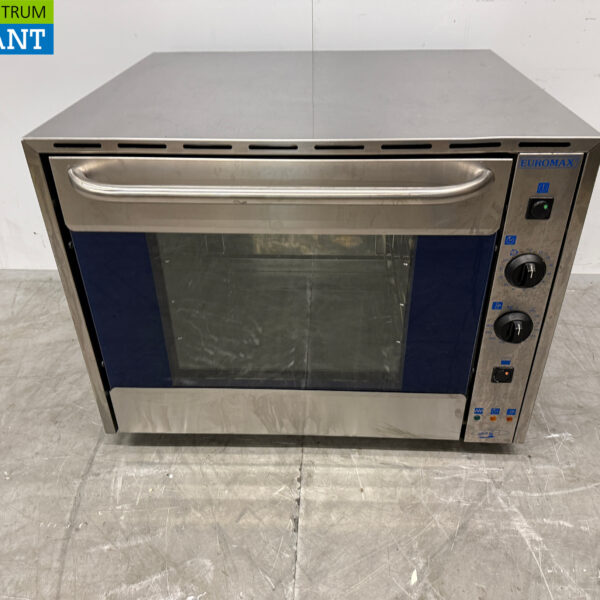 Four à air chaud Euromax en acier inoxydable avec fonction grill 4 x 44/34 cm 230V Horeca