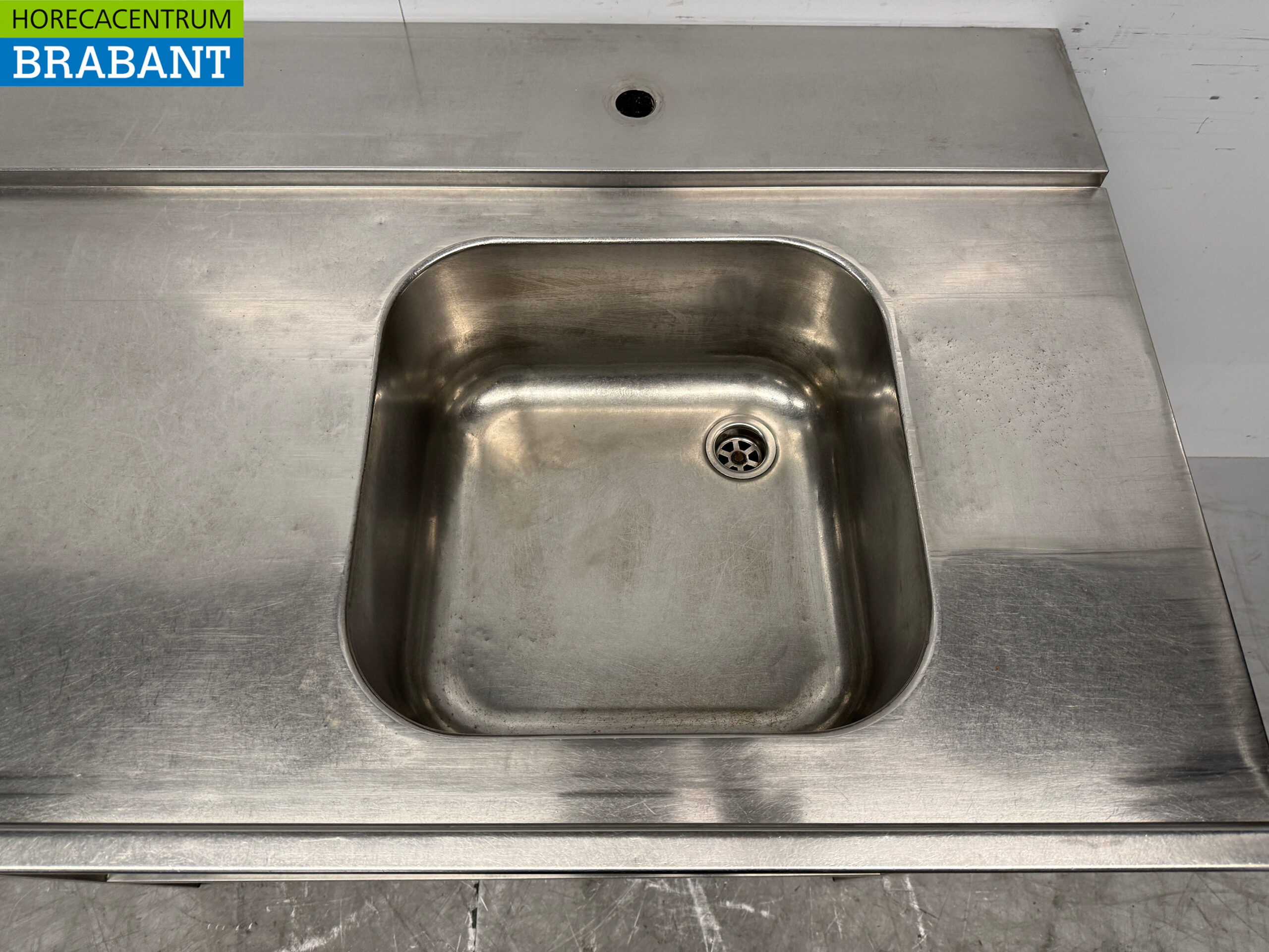 Table d'alimentation en acier inoxydable T.B.V. Lave-vaisselle coulissant 120 x 73 x 89,5 cm Horeca – Image 4