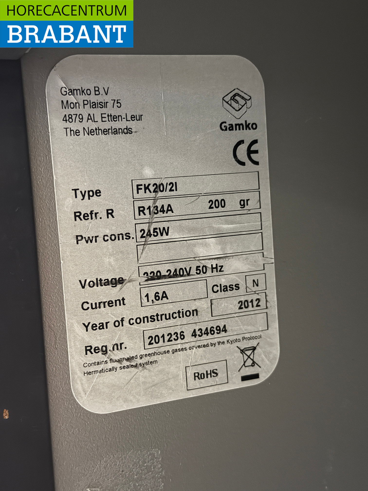 Gamko refroidisseur de fûts 2 x 20 litres 55,5 cm 230V Horeca – Image 5