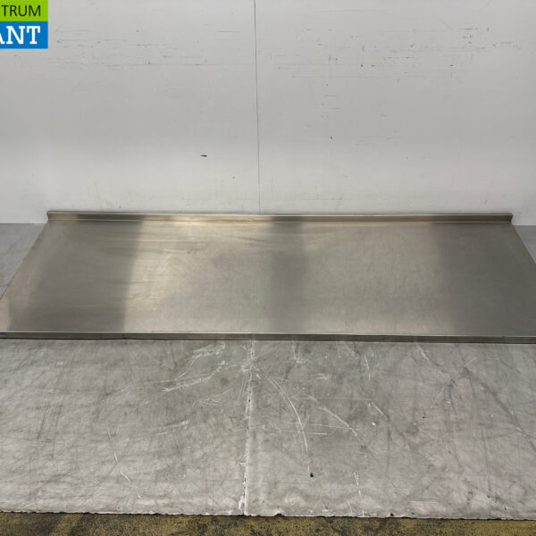 Plan de travail en acier inoxydable 237 x 80 cm Horeca