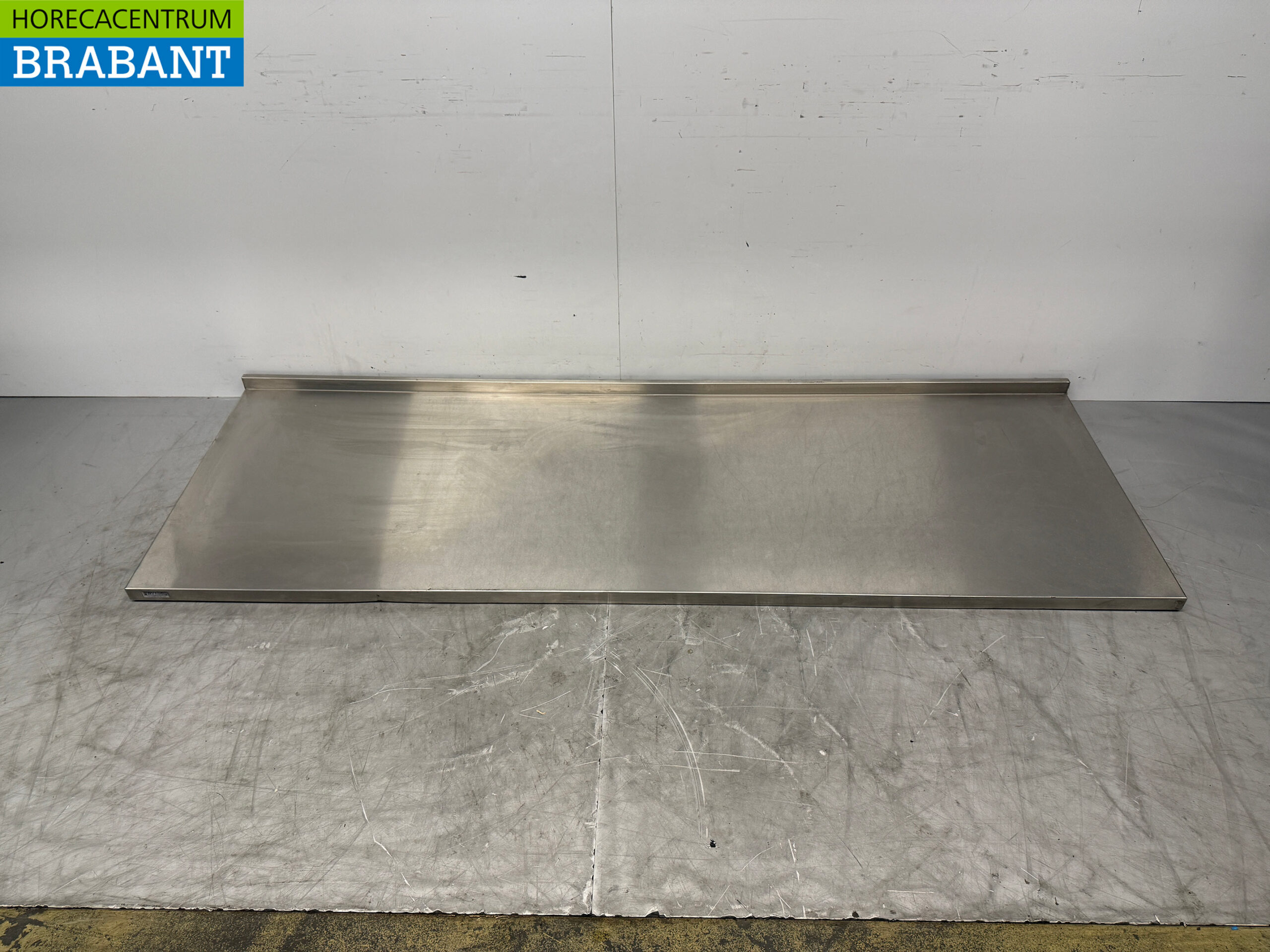 Plan de travail en acier inoxydable 237 x 80 cm Horeca