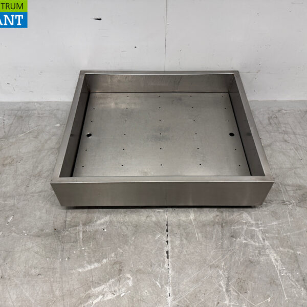 Bac à glace en acier inoxydable pour glace pilée 70 x 60 cm Horeca