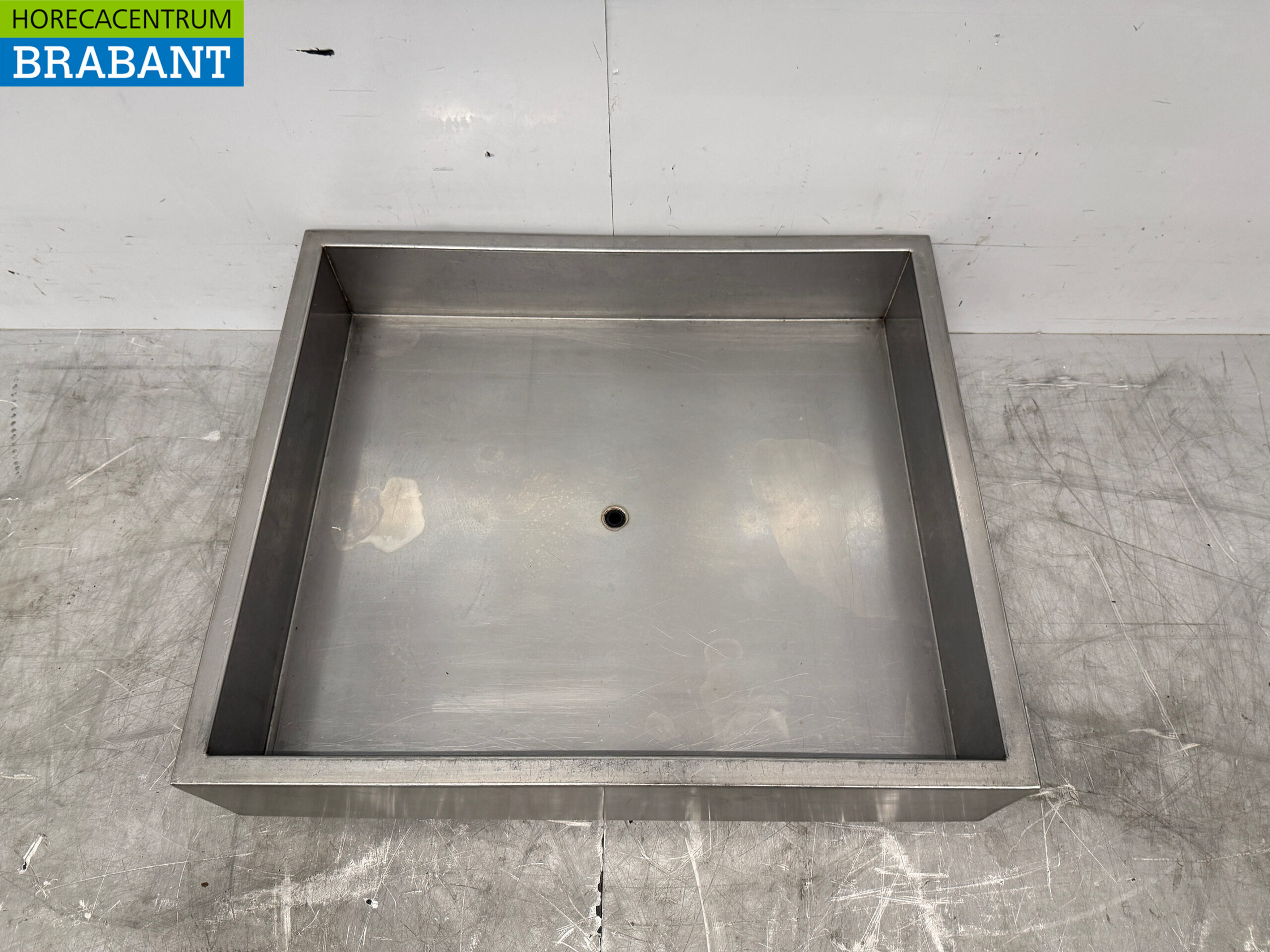 Bac à glace en acier inoxydable pour glace pilée 70 x 60 cm Horeca – Image 4