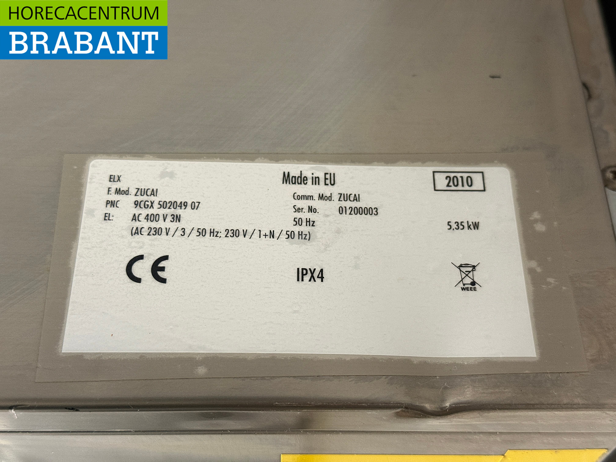 Lave-vaisselle Zanussi en acier inoxydable 400V Restauration – Image 6