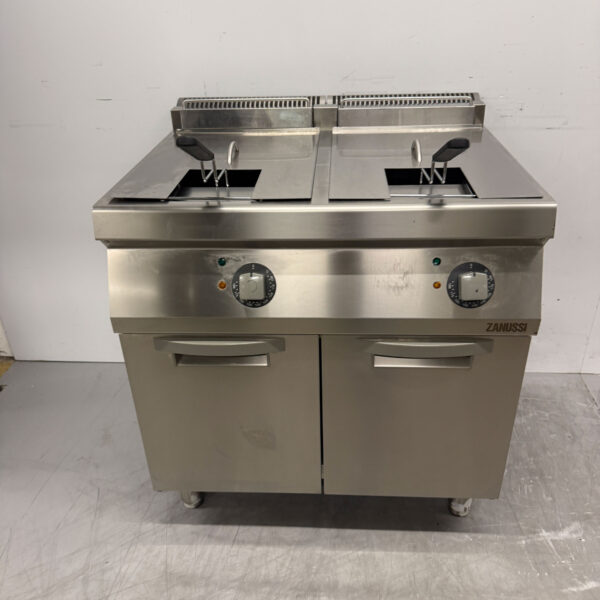 Friteuse double Electrolux en acier inoxydable 2 x 15 litres 400V Restauration