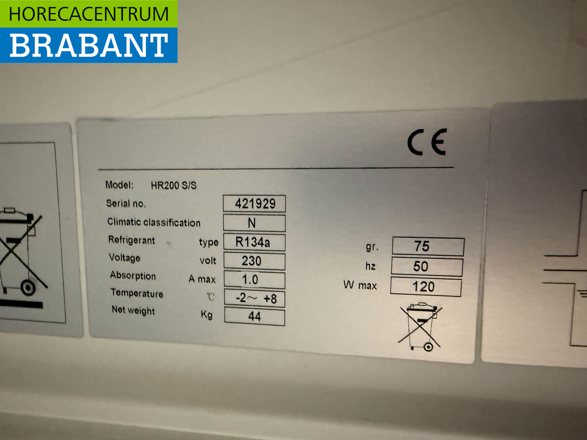Maxxfrost en acier inoxydable Réfrigérateur 200 litres 230V Horeca – Image 5