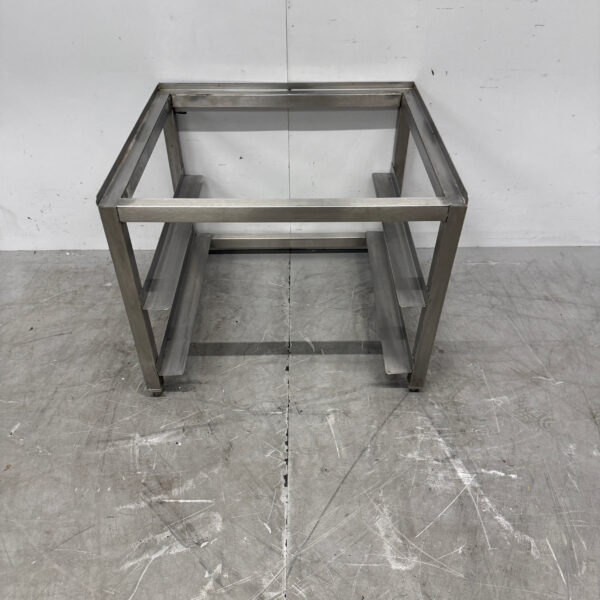 Socle pour lave-vaisselle en acier inoxydable avec étagère 60 x 55 x 46,5 cm Horeca