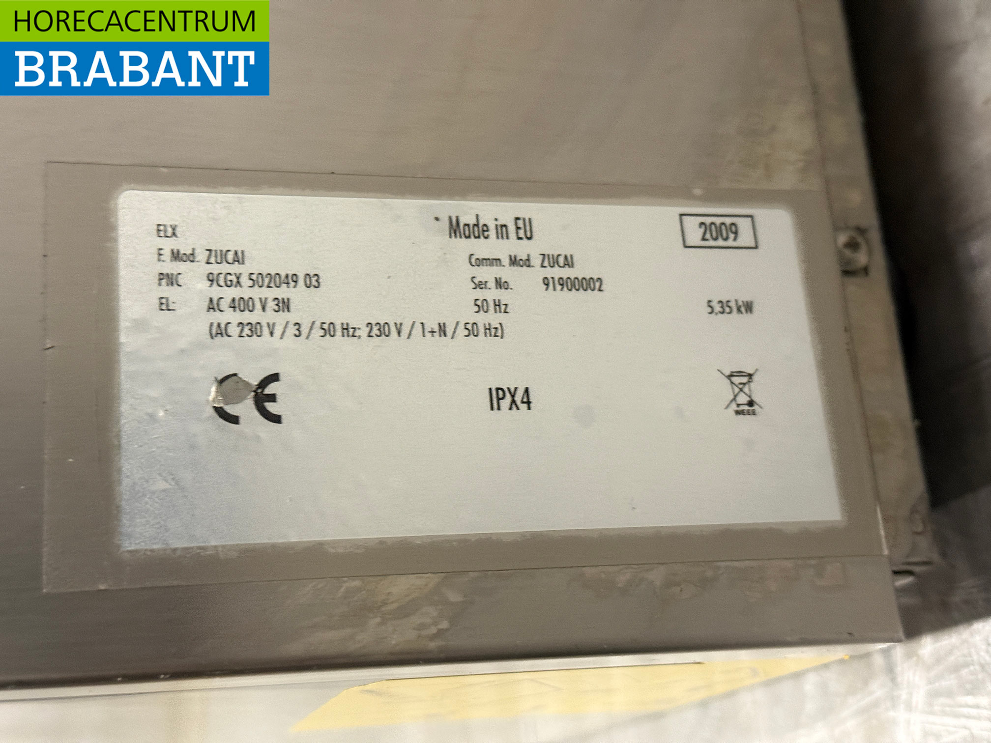 Lave-vaisselle Zanussi ZUCAI en acier inoxydable 400V Restauration – Image 6