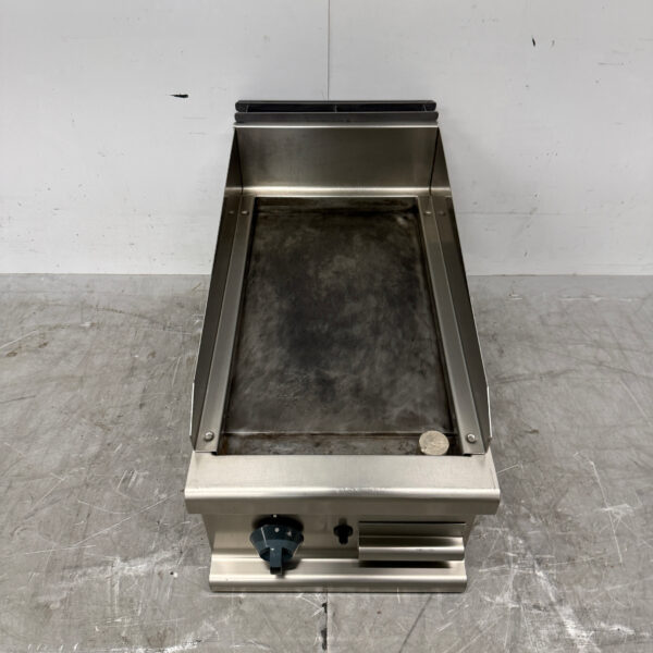 Plaque de cuisson lisse RVS Alpeninox Plaque de gril 35 cm GAS Horeca
