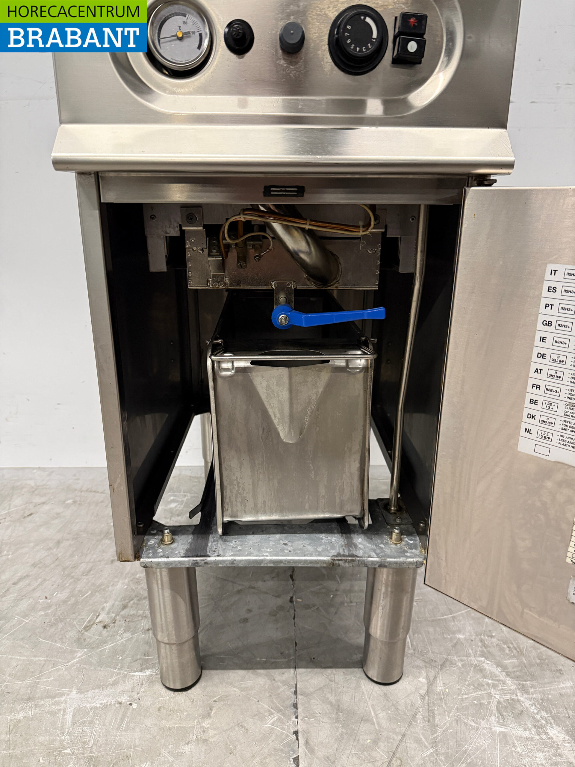 Friteuse Elframo en acier inoxydable 15 litres GAS Horeca – Image 5