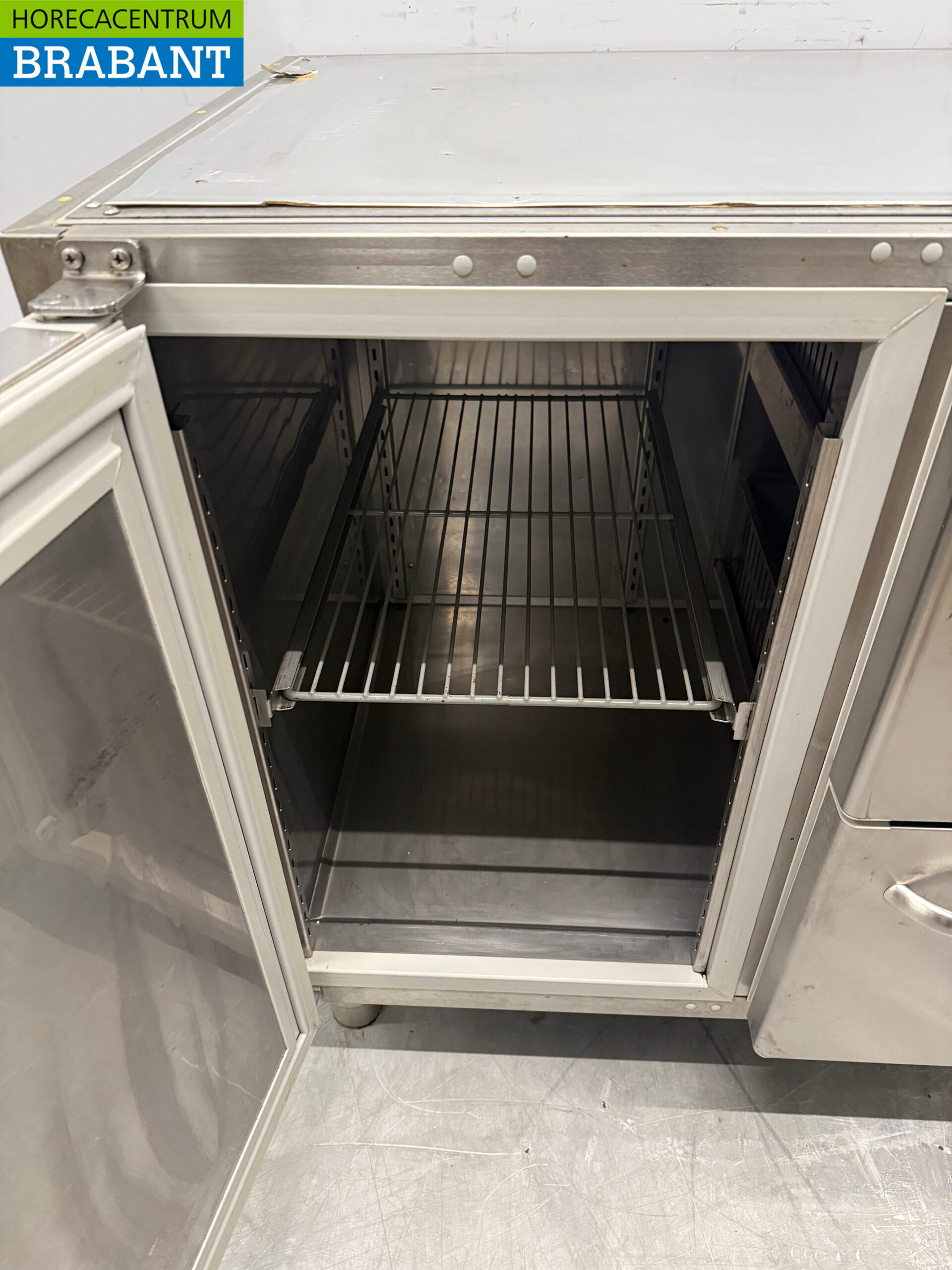 Acier inoxydable Gram Réfrigéré Comptoir 1 Porte et 4 Tiroirs 172 cm 230V Horeca – Image 4