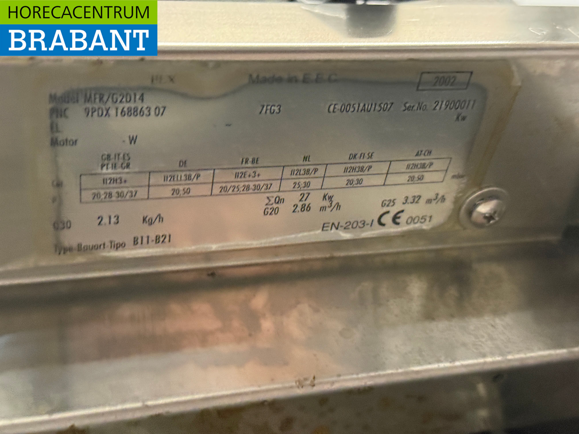 Friteuse double Zanussi en acier inoxydable 2 x 14 litres GAS Restauration – Image 6