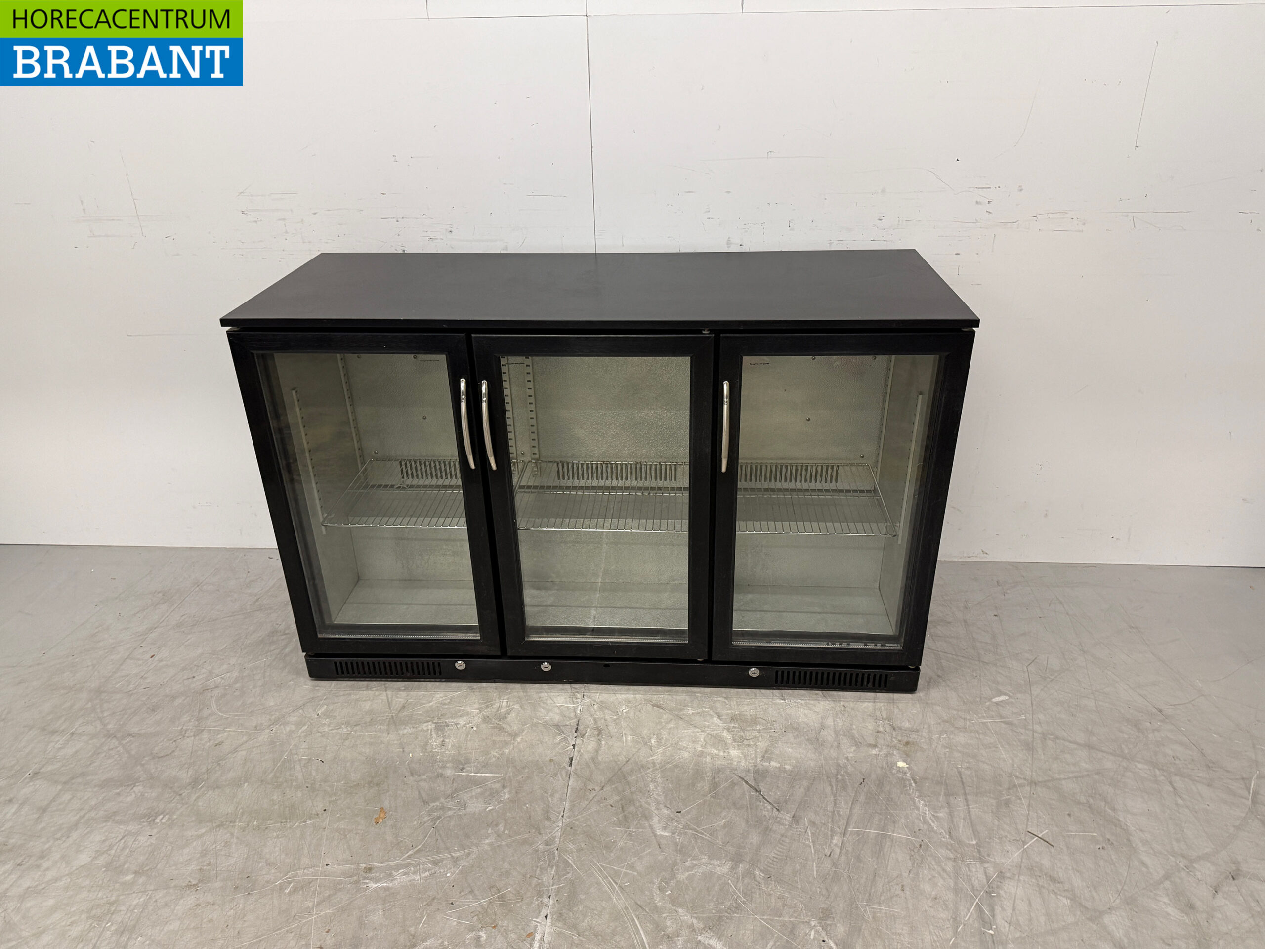 Réfrigérateur bar 3 portes pliantes en verre 133,5 cm 230V Horeca