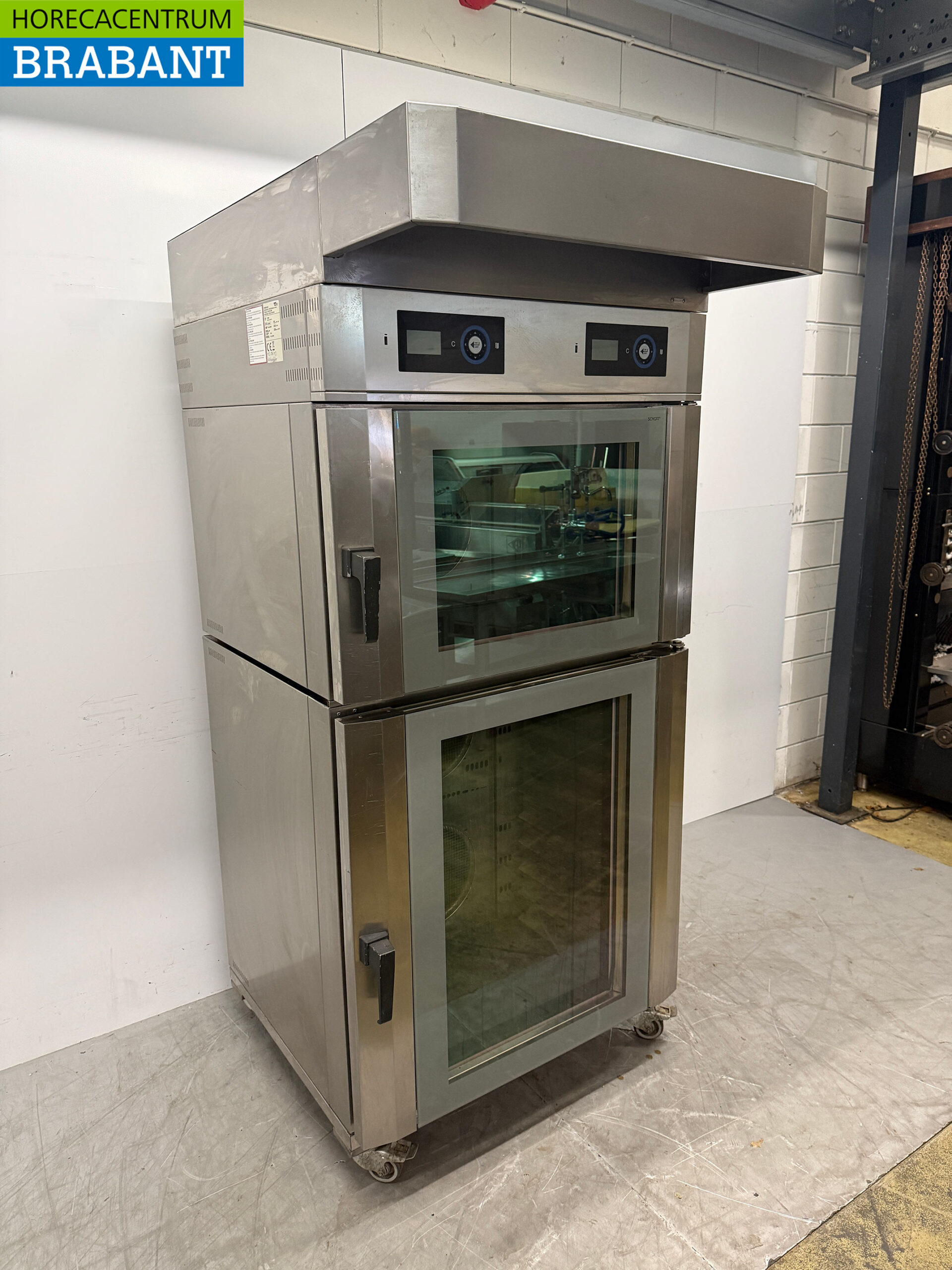 Four à air chaud Wiesheu en acier inoxydable four de magasin 15 x 60/40 cm 400V Horeca – Image 3