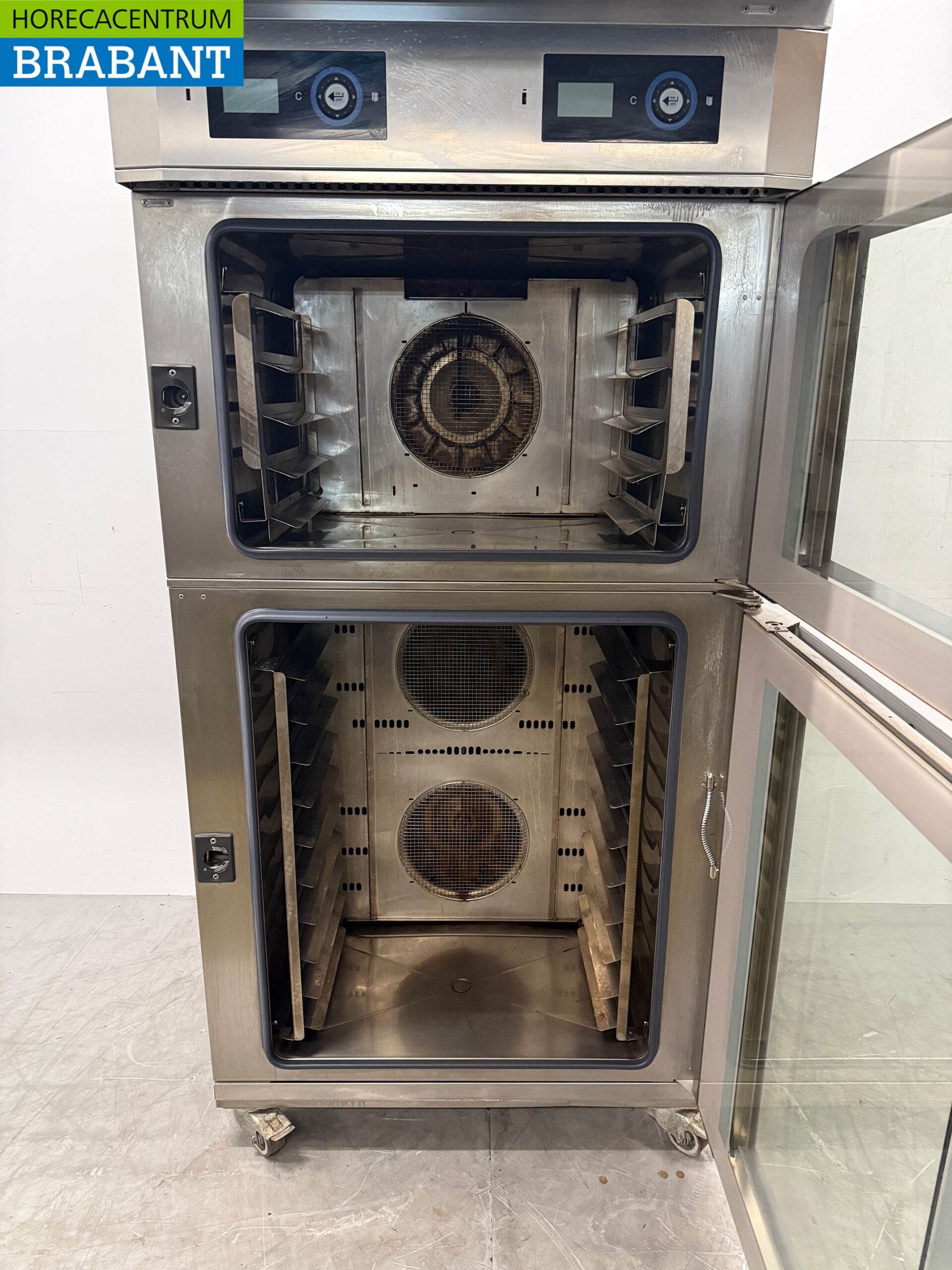 Four à air chaud Wiesheu en acier inoxydable four de magasin 15 x 60/40 cm 400V Horeca – Image 5