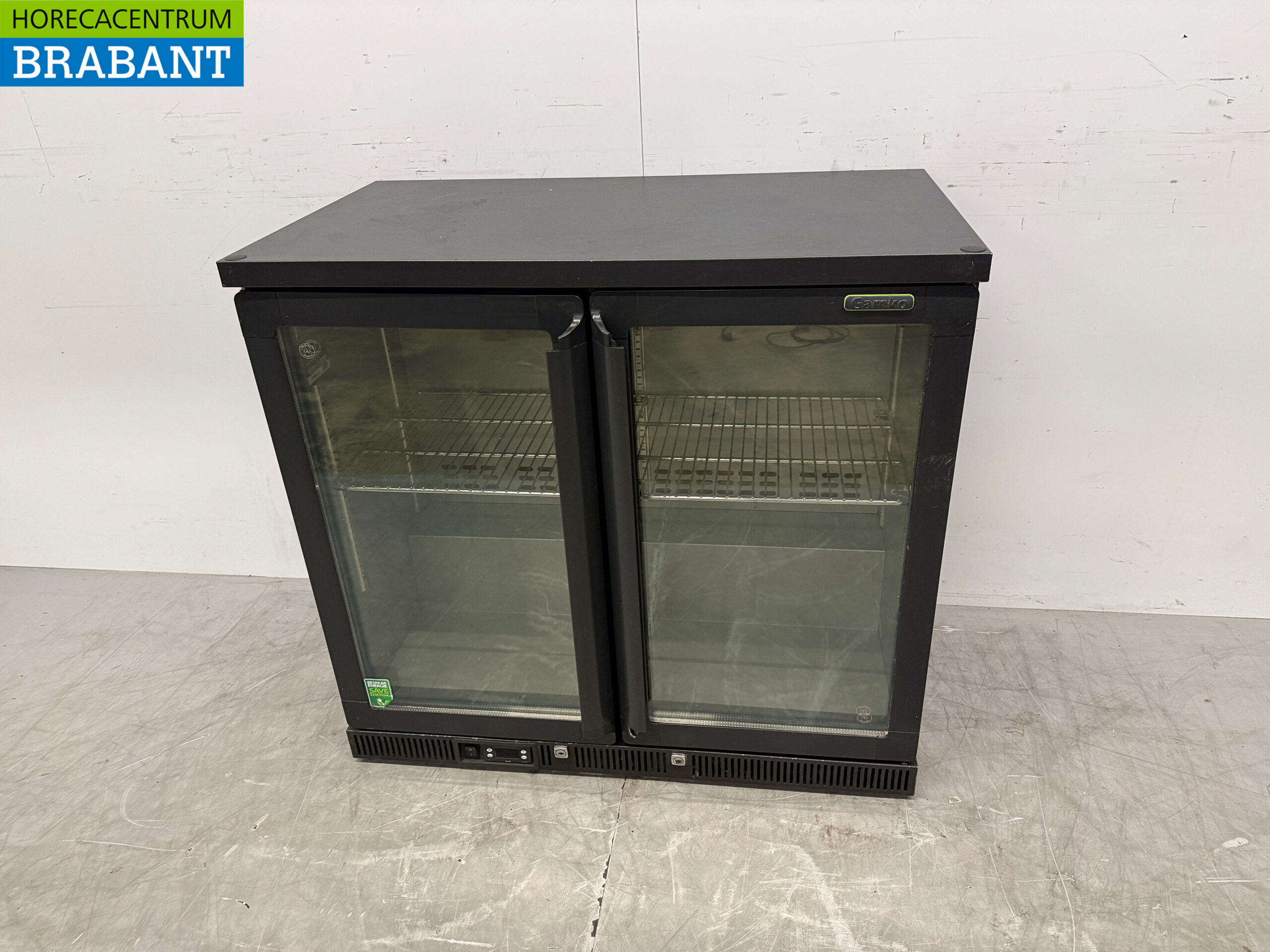 Gamko Bar Cooler 2 portes battantes en verre 90 cm 230V Horeca