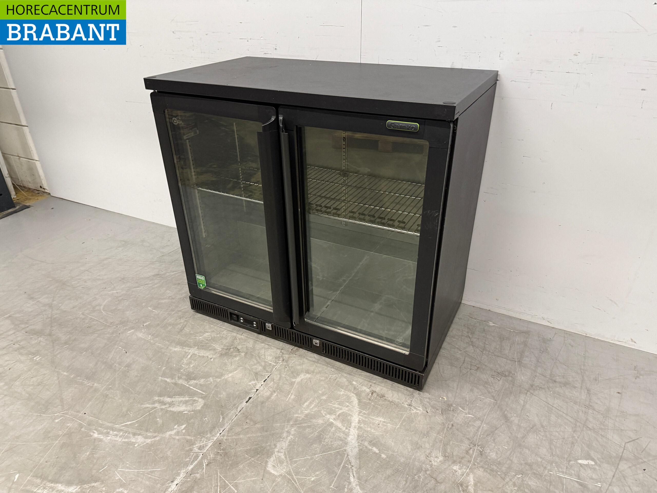 Gamko Bar Cooler 2 portes battantes en verre 90 cm 230V Horeca – Image 2